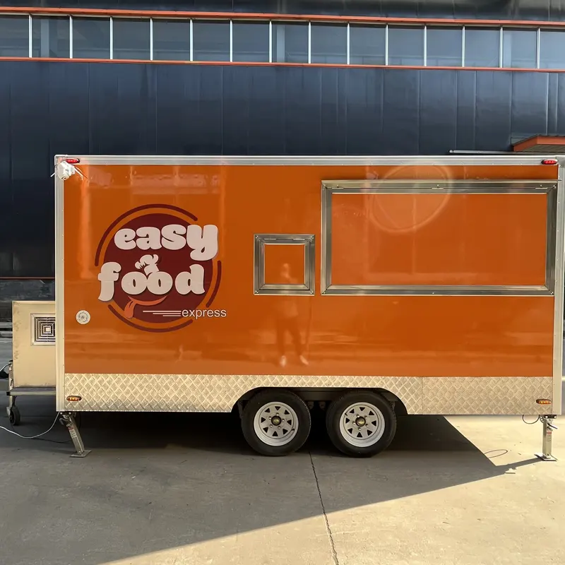 Square Food Trailer W